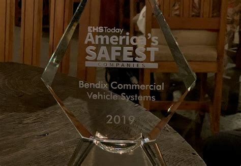Bendix Commercial Vehicle Systems Named One Of America S Safest Companies For 2019
