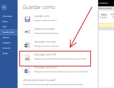 Crear Documentos En Word Online Y Descargar En Formato Pdf Descargar