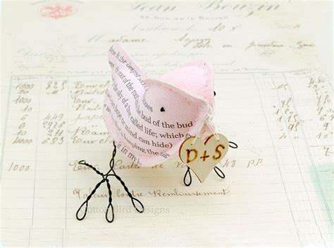 Bräuche und geschenkideen zum 5. 2nd Second Wedding Anniversary Cotton Gift Love Bird Poem ...