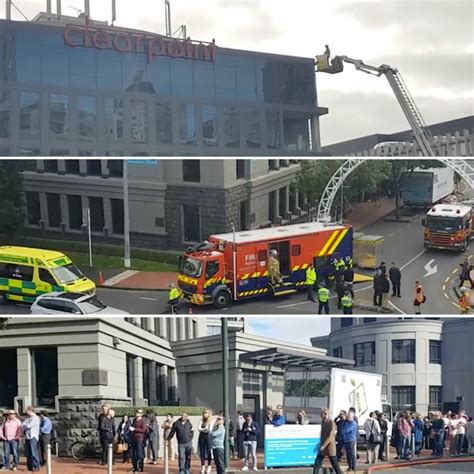 Fire Evacuation In Downtown Auckland — Safety First