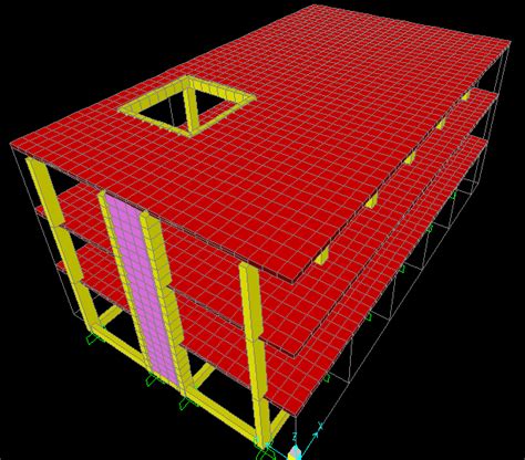 Modeling Of Shear Wall In Y Directions 322types Of Seismic Analysis