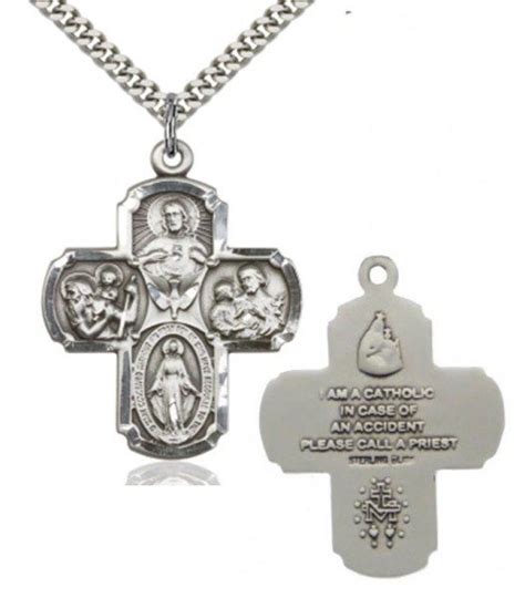 the meaning of four way medals catholic symbols