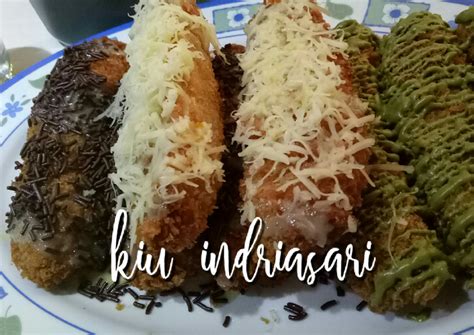 Gulung dan pipihkan untuk dijadikan kulit. Resep Glaze Untuk Snack Gorengan Aneka Rasa - Pisang ...