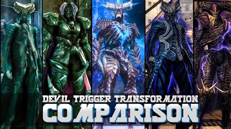 All Vergils Devil Trigger Transformation Comparison 2005 2020 Dmc 3