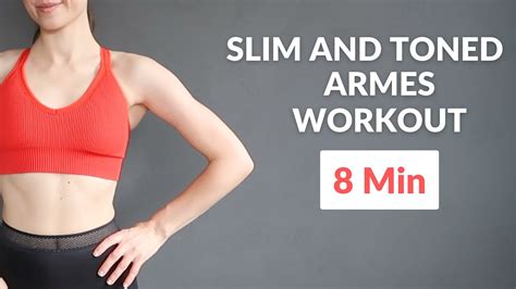 Slim And Toned Arms Workout No Equipment Youtube