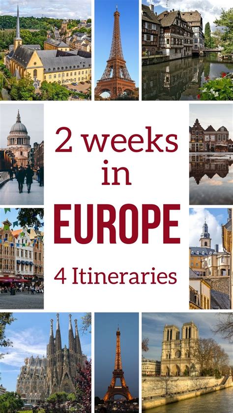 2 weeks in europe itinerary by train 4 detailed options tips