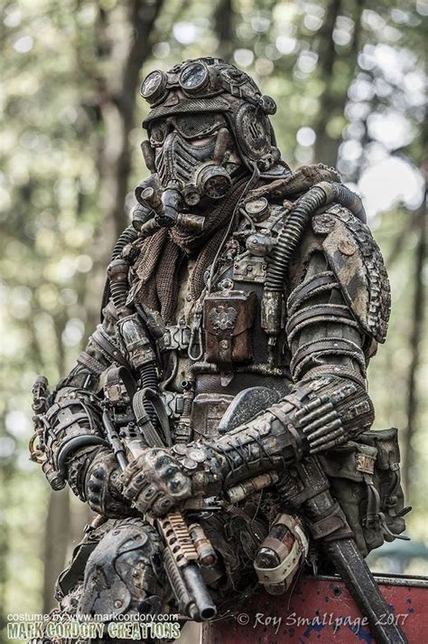 Post Apocalyptic Larp Costume Made For Airsoft And Larp Photograph
