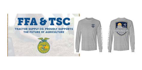 Tractor Supply Launches 7th Annual Ffa T Shirt Fundraiser Allongeorgia