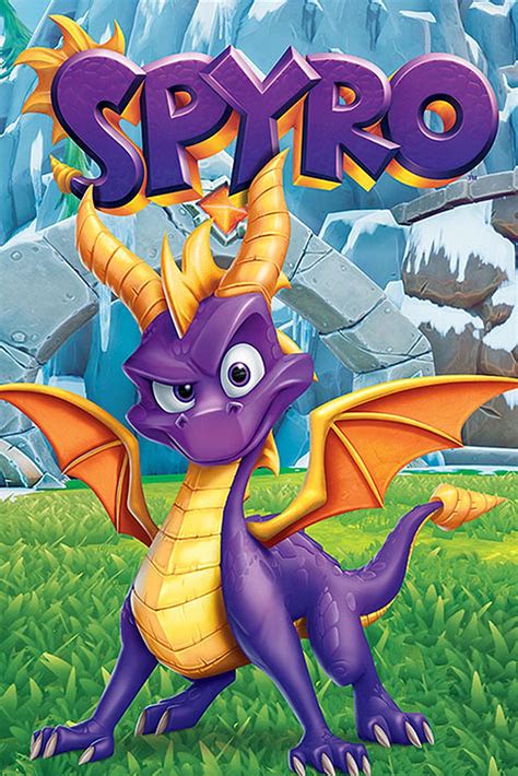Spyro Poster Reignited Trilogy Spyro The Dragon Dragon Art Game Art