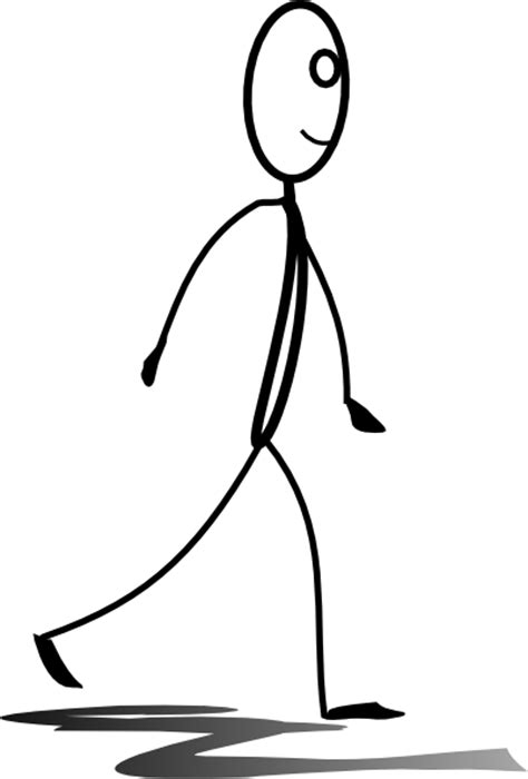 Stickman Walking Clip Art At Vector Clip Art Online