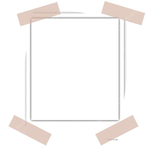 Polaroid Photo Clipart Hd Png Simple Aesthetic Polaroid Photo Frame