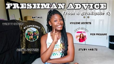 Freshman Advice Back To School Tips Surviving Freshman Year Youtube