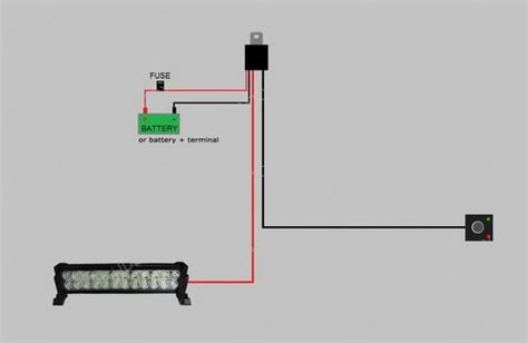 Light bar 5 pin relay wiring diagram database. LED Light Wiring Harness w/ On/Off Switch Relay Kit For LED Lightbar