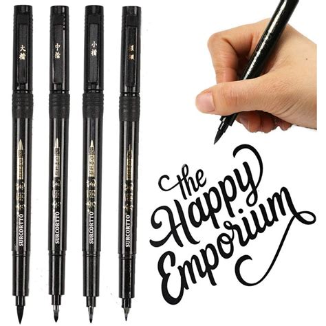 Codream Hand Lettering Pens Calligraphy Brush Pens Art Markers 4 Size