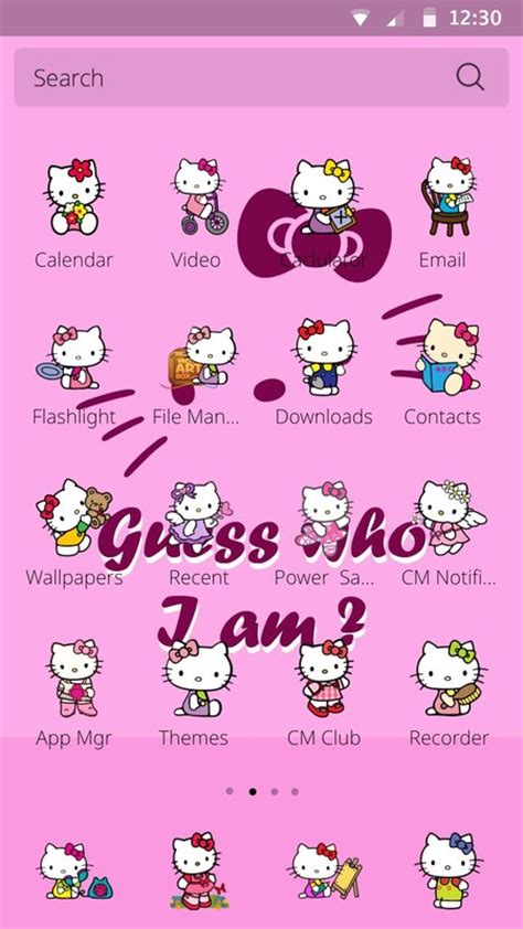 Hello kitty Theme Free Android Theme download - Appraw