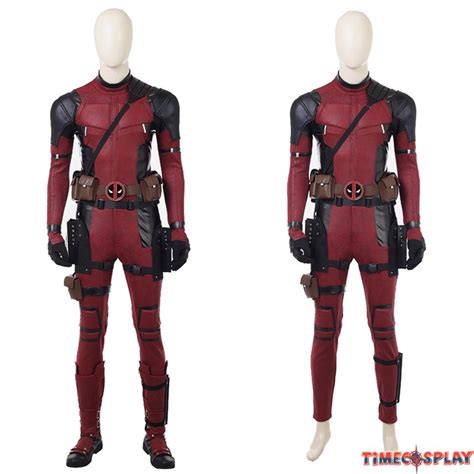 2018 Deadpool 2 Costume Wade Wilson Cosplay Costume Deluxe Version