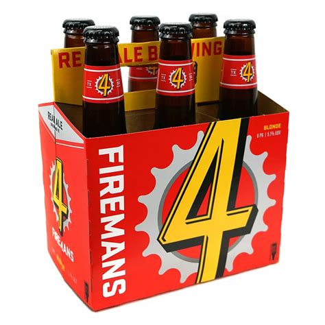 Real Ale Firemans 4 Blonde Ale Beer 12 Oz Bottles Shop Beer At H E B
