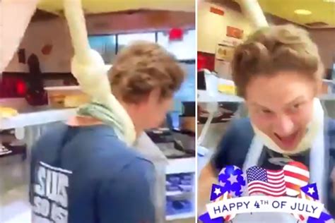 Fury As Jimmy Johns Workers Stage Mock Lynching With Noose Made From