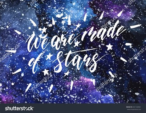 We All Made Stars Freehand Ink Stock Vector Royalty Free 461160961