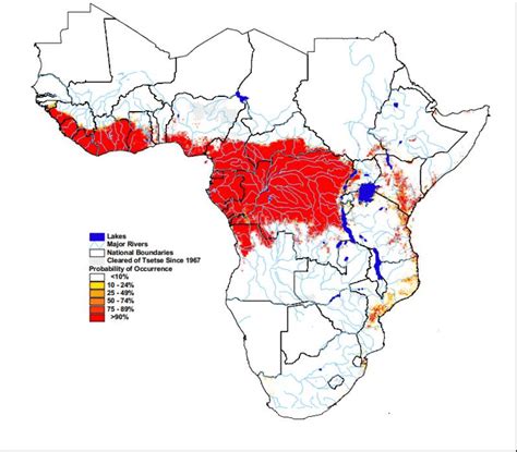 Distribution Of Tsetse Flies In Africa Images Were Taken From Download Scientific Diagram