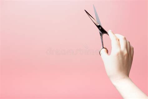 Hairdressing Scissors And Comb On Black Background The Copy Space