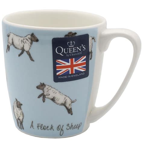 Queens The In Crowd A Flock Of Sheep Fine China 300ml Acorn Mug