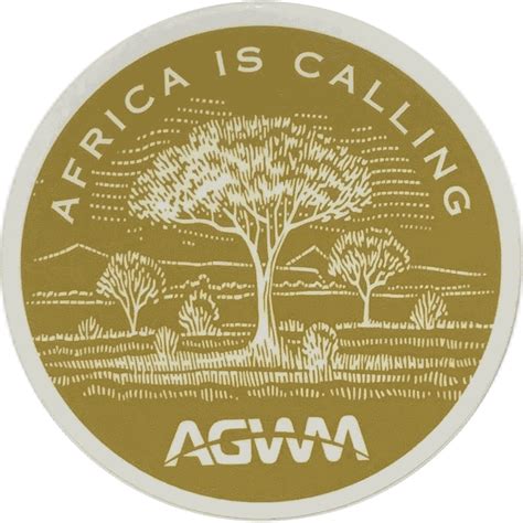 Africa Vinyl Sticker Pkg 10 Agwm