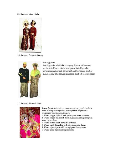 dekorasi pernikahan pakaian adat  propinsi  indonesia