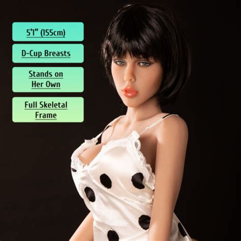 Sofia 51 D Cup Realistic Standing Sex Doll Full Size Metal Skeleton