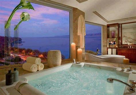 Most Luxurious Bathrooms Nice Jetted Tub With A Beautiful View