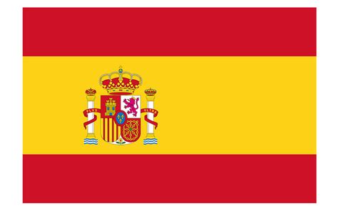 Spaniens flagga är från 1927 men en liknande har funnits ända sen 1785. Spaniens flagga - Flaggor Spanien - Resa till Spanien