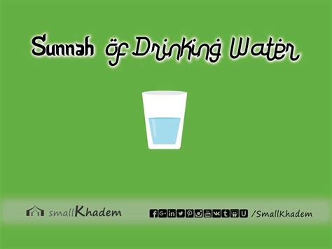 6 Sunnah of Drinking Water | Drinking water, Drinking, Water