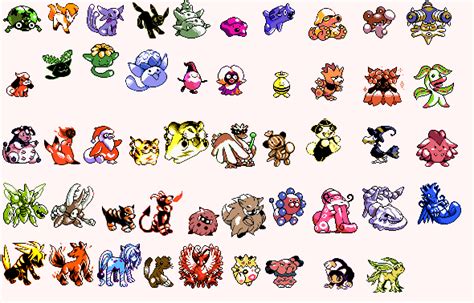 Pokemon Gold N Silver Colored Beta Sprites 51 99 By Louiehit123 On