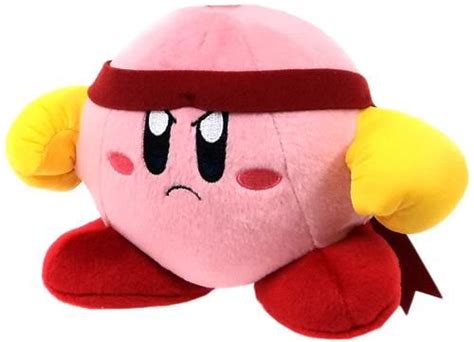 Nintendo Kirbys Adventure Fighter Kirby 6 Inch Plush Kirby Red