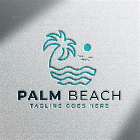 Palm Beach Logo Design By Simul55 Graphicriver