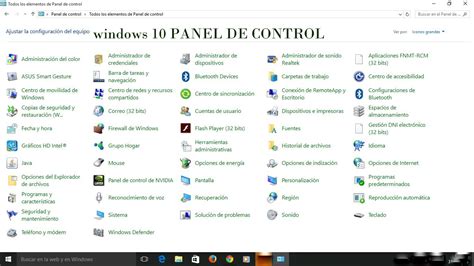 Encontrar El Panel De Control Windows 10 8 7 Y Xp