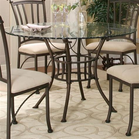 Cramco Inc Denali 5 Piece Round Glass Table With Chairs Value City Furniture Dining 5 Piece Set
