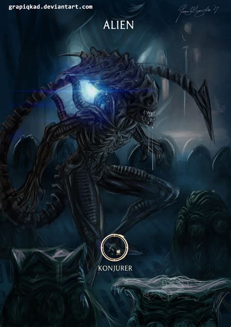 Mortal Kombat X Alien Konjurer Variation By Grapiqkad On Deviantart