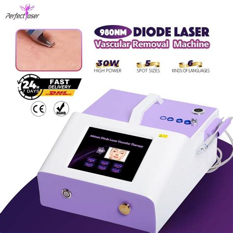 980nm Diode Laser Spider Veins Removal Machine Permanent Vascular