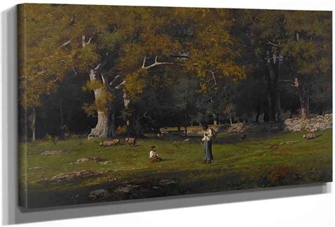 The Old Oak By George Inness Print Or Oil Painting Reproduction From