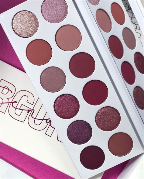 Burgundy Extended Palette Kylie Cosmetics ♡♡ Paletas De Maquiagem