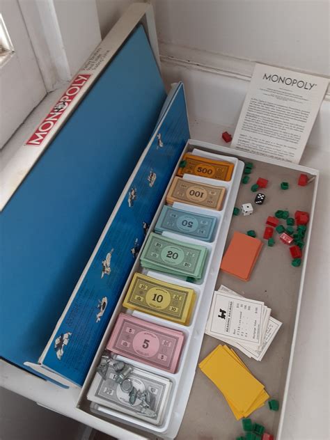 original parker brothers board game monopoly real estate etsy
