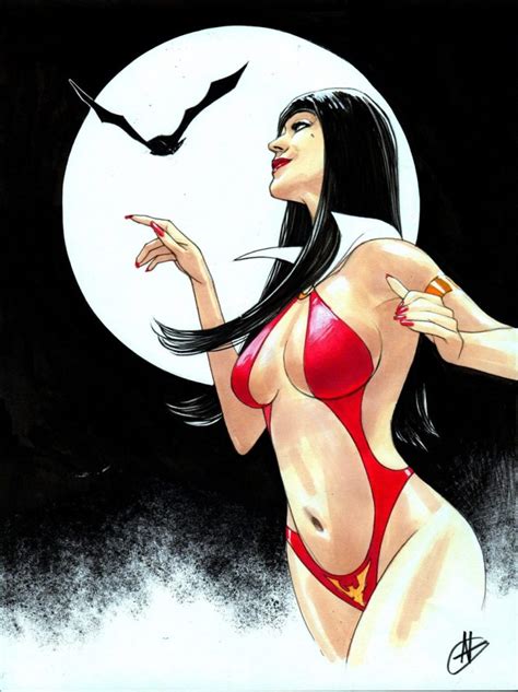 Original Art Vampirella Avalon Comic Art