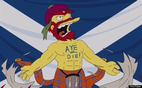 Groundskeeper Willie From The Simpsons Intervenes In Scottish