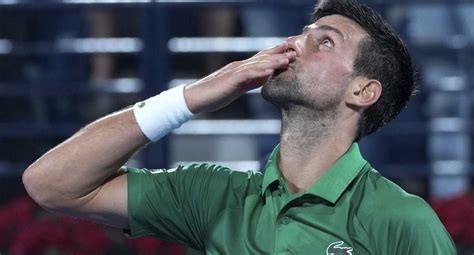 Novak Djokovic está imparable en su regreso en el ATP de Dubái