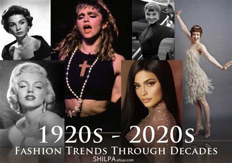 Fashion Evolution Through Decades 1920s 2020s Trends 2022