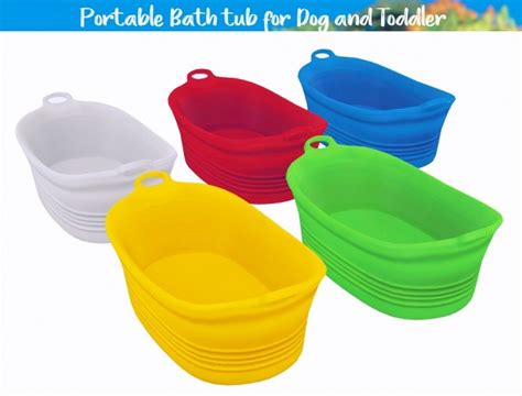 This innovative foam insert makes sink baths easier on everyone involved. Portable bathtub for Dog and Toddler at Imadako » Sims 4 ...