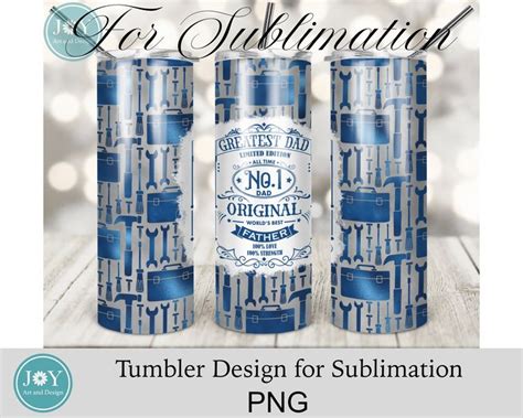 20 oz Skinny Tumbler Sublimation Design, Dad Sublimation Tumbler