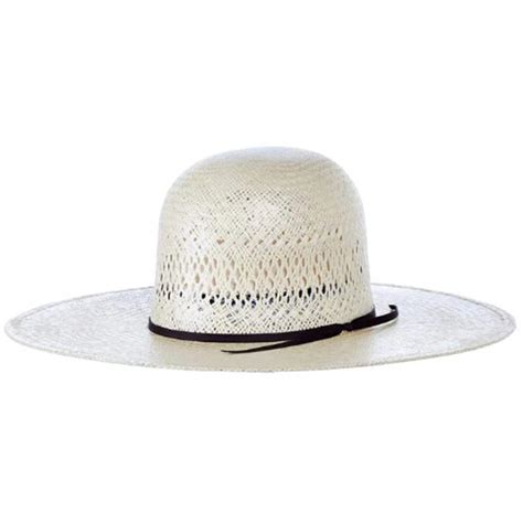 Rodeo King Quentin Jute Straw Hat 5 Flat Brim Western Edge Ltd
