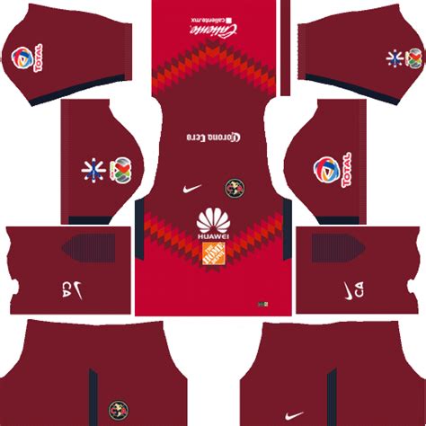7 august, 2018 at 11:02 pm | reply. Dream League Soccer Kits Club America 2017/2018 & Logo URL ...